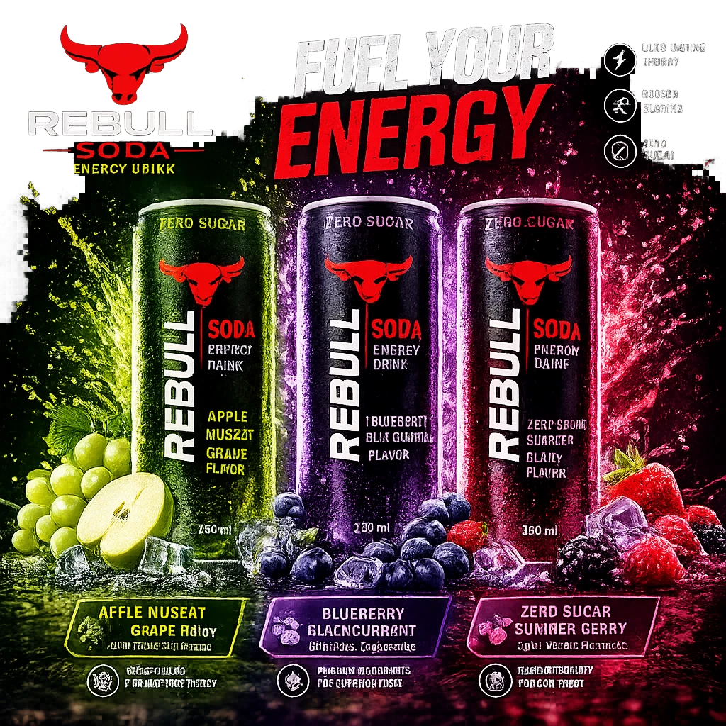 Rebull Soda Energy Drink